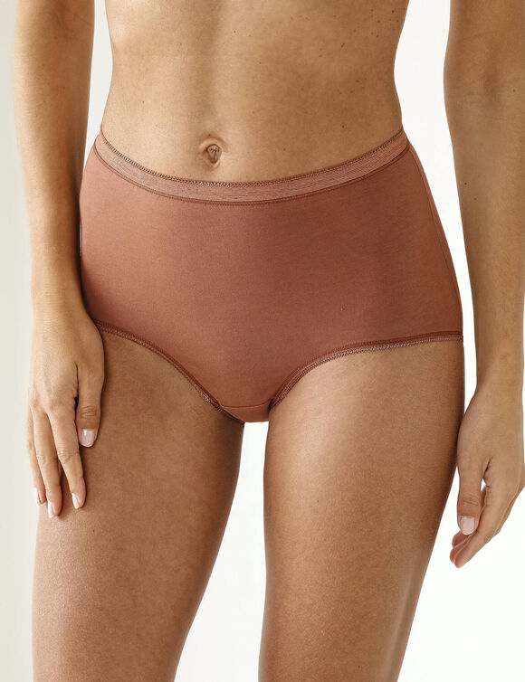 Culotte super maxi basique - lot de 3 (chocolat) Culotte super maxi basique - lot de 3 (chocolat)